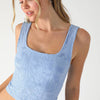 Double Lace Square Crop Top