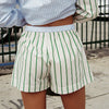 High Waisted Striped Shorts
