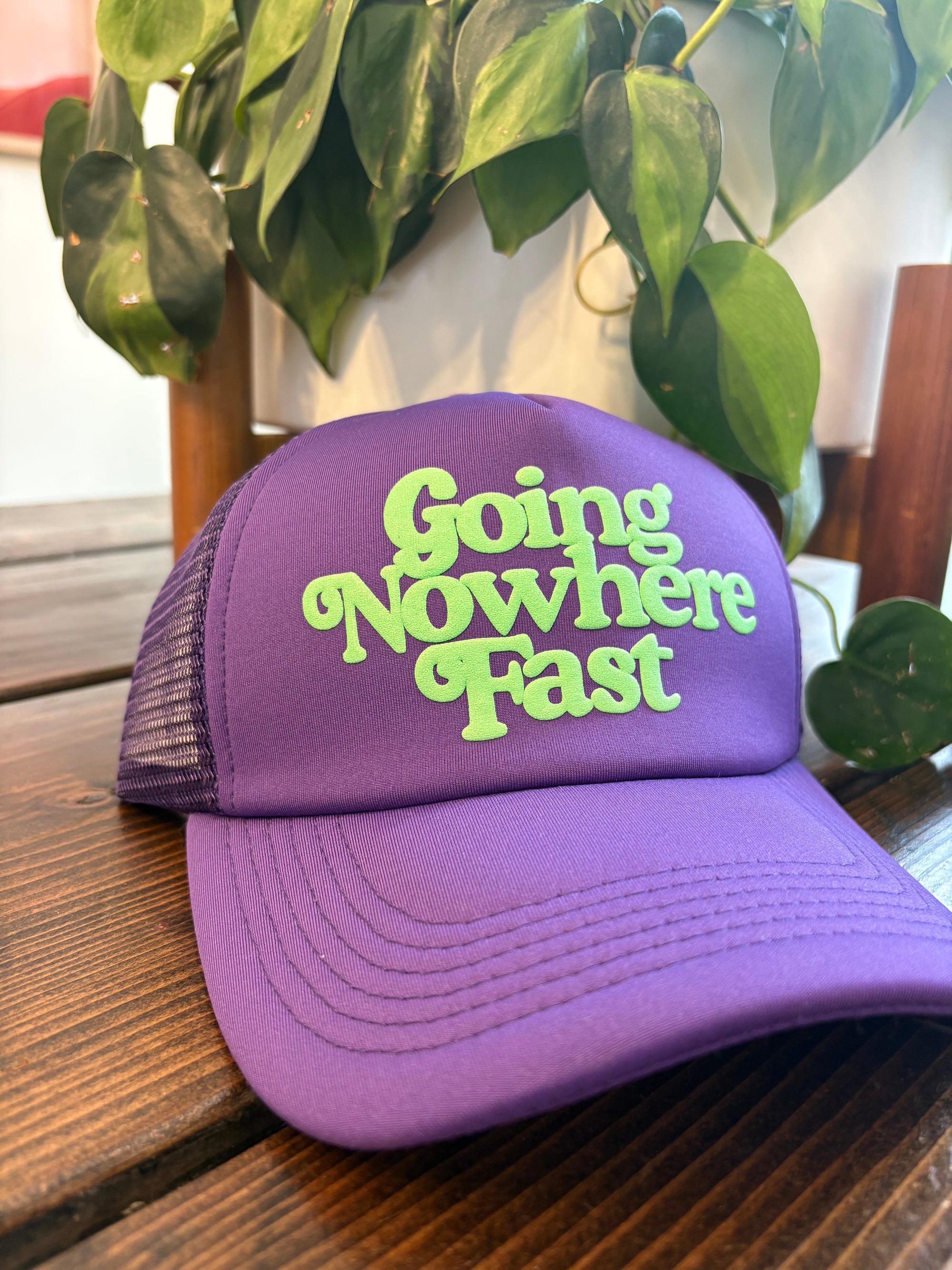 Going Nowhere Fast Trucker Hat