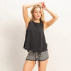 Striped Drawstring Shorts