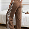Striped Wide Leg Track Pants