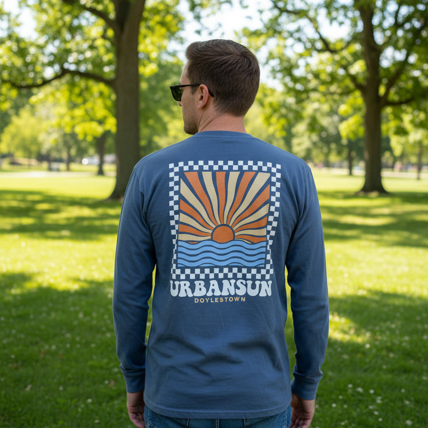 UrbanSun Bubble Font L/S Tee