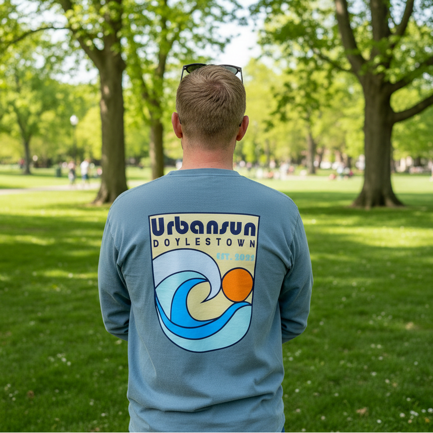 UrbanSun Geometric Wave Long Sleeve