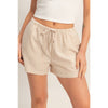 Striped Drawstring Waist Shorts