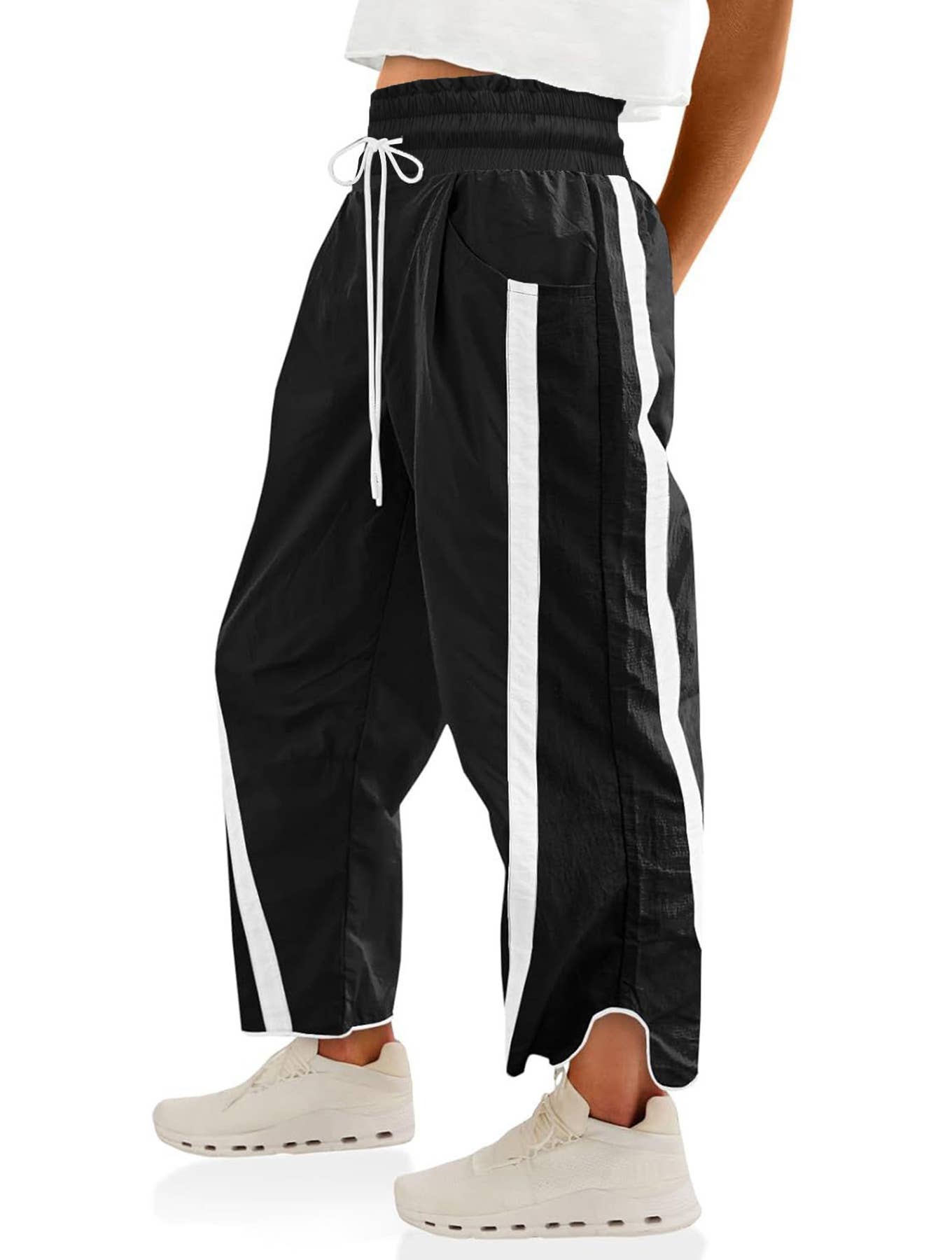 Vintage Baggy Wide Leg Track Pants