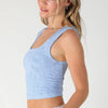 Double Lace Square Crop Top