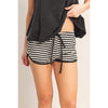 Striped Drawstring Shorts