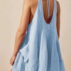 Tied Scoop Neck Dress