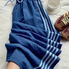 Striped Wide Leg Track Pants