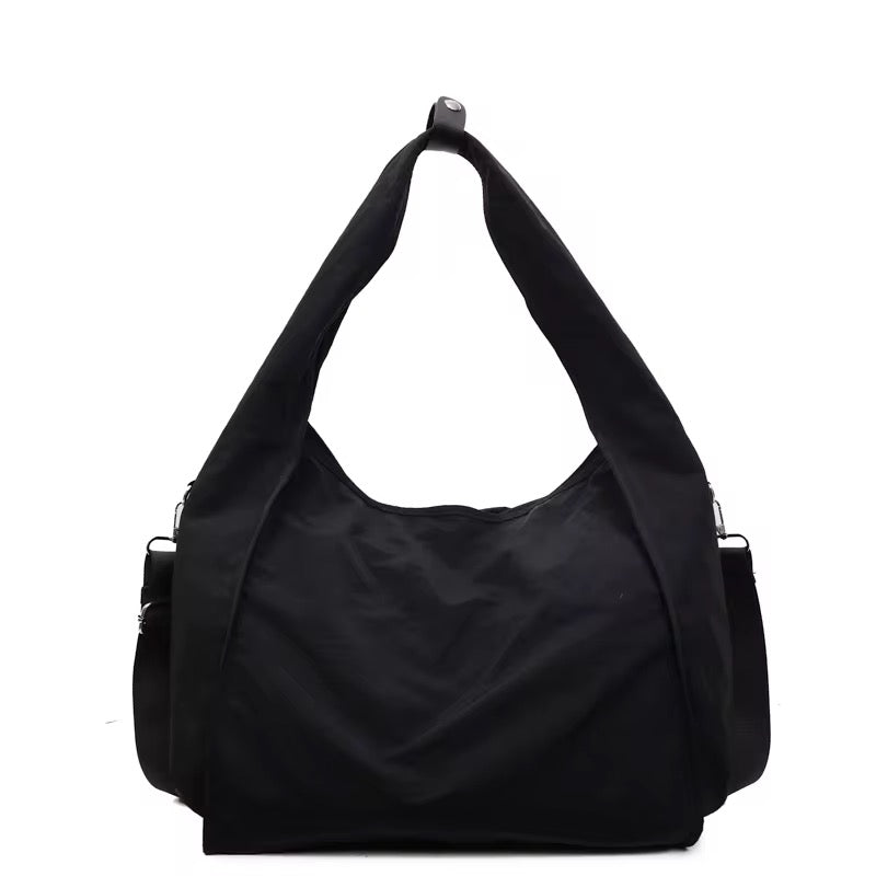 Nylon Tote Bag W/ Crossbody Strap