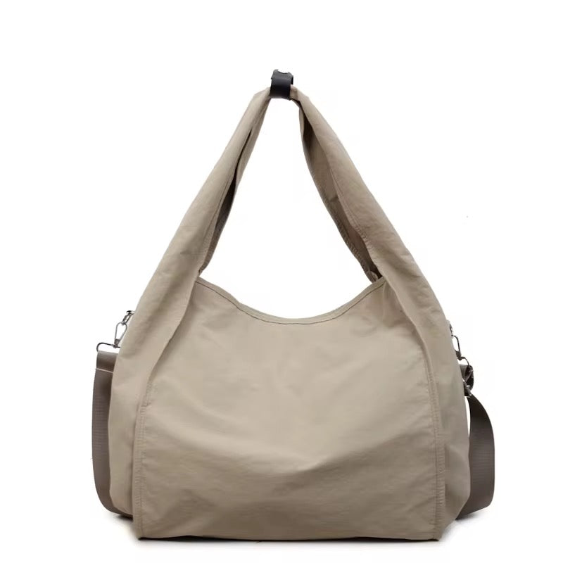 Nylon Tote Bag W/ Crossbody Strap