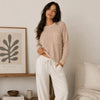 Women's Long Sleeve Pocket Ribbed Top