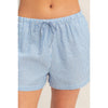 Striped Drawstring Waist Shorts