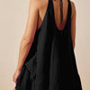 Tied Scoop Neck Dress