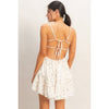 Floral Strapless Tiered Dress