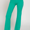Waist Band Contrast Piping Detail Workout Pants