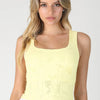 Double Lace Square Crop Top